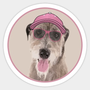 Cool Irish Wolfhound! Especially for Irish Wolfhound owners! Sticker